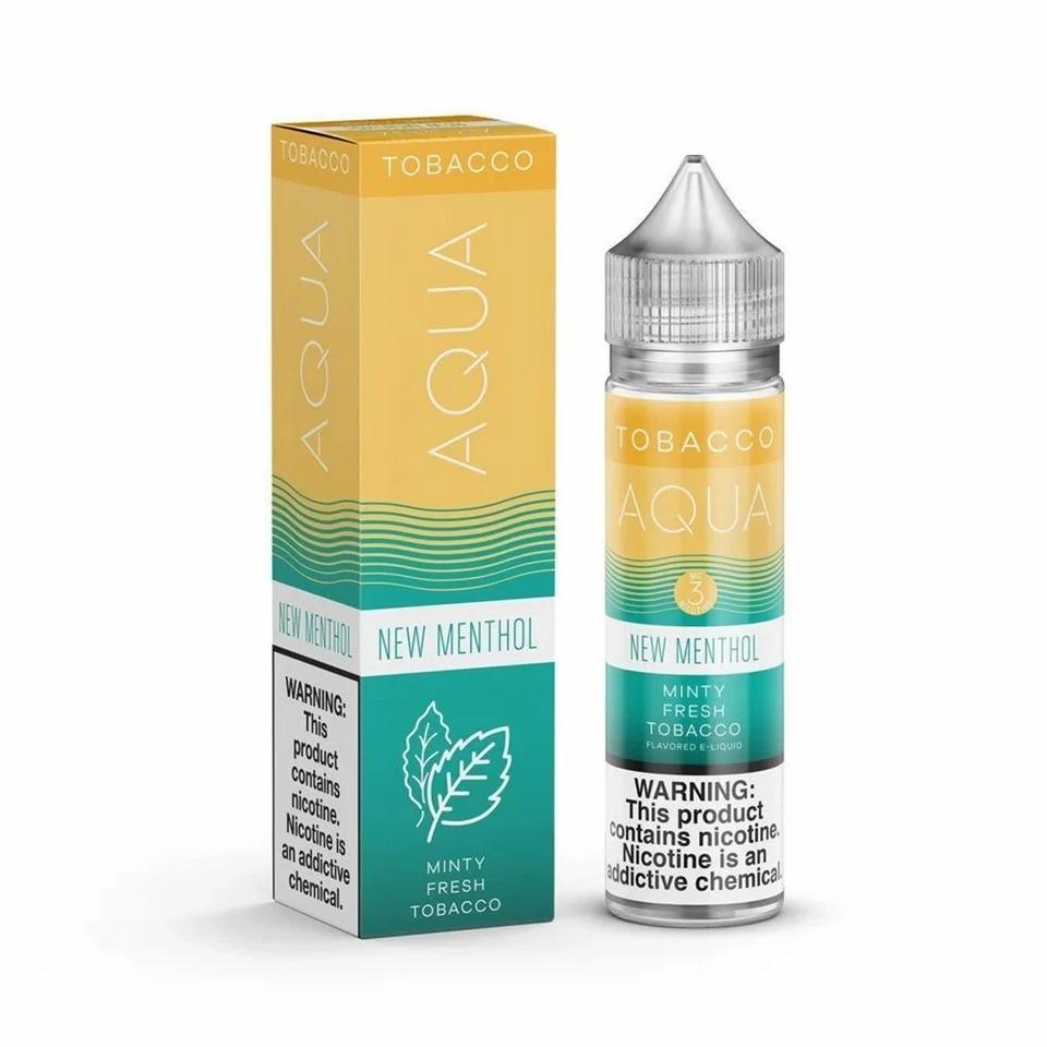 Aqua tabaka jauns mentols 60ml eliquid