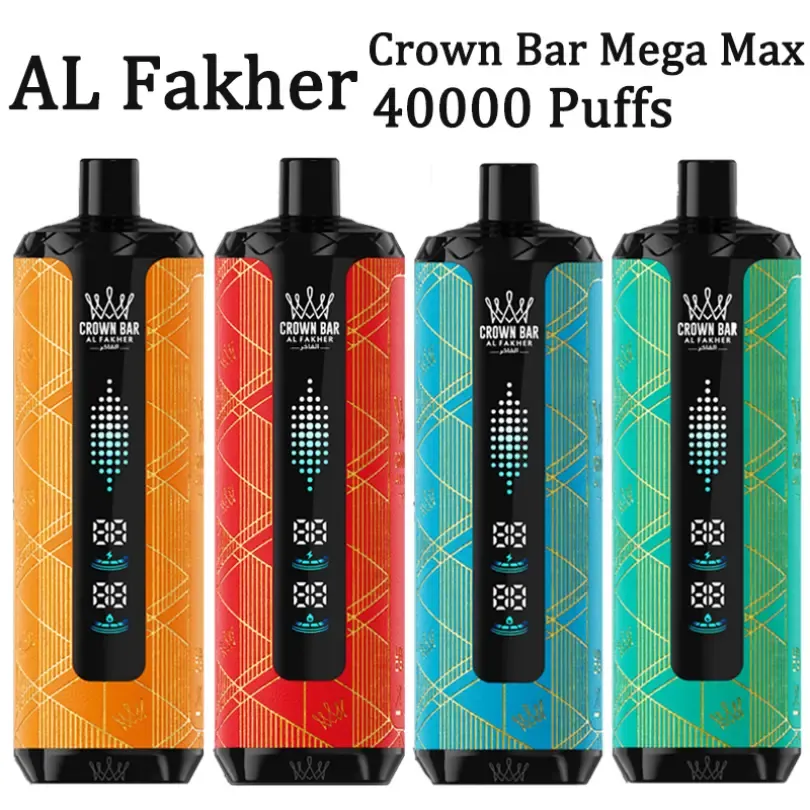 AL Fakher 40K Puffs 40000 Crown Bar Mega Max vairumtirdzniecība vienreizējās lietošanas vape