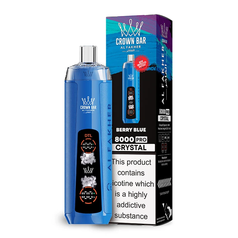 AL Fakher Crown Bar Pro 8000 Puffs 8K Crystal vairumtirdzniecība vienreizējās lietošanas vape