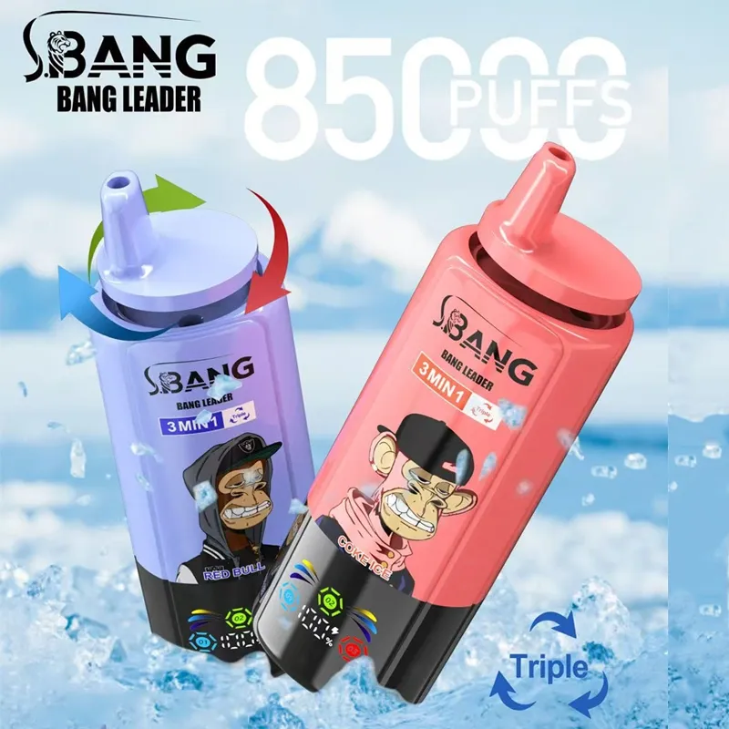 Bang Leader 85000 Puffs 85K trīskārši aromāti 3 vienā vairumtirdzniecības vape
