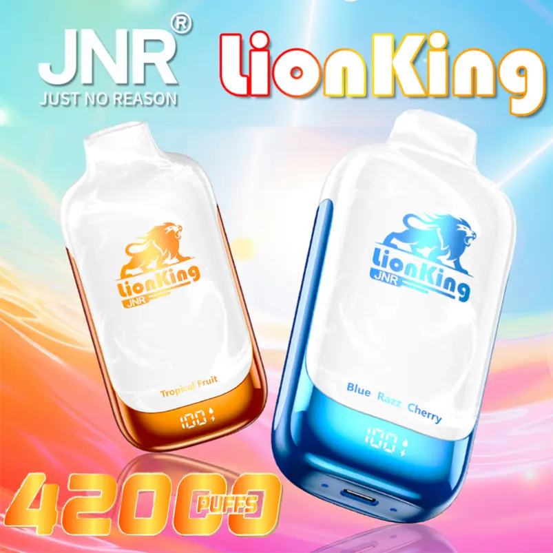 JNR 42000 Puffs 42K Lion King vairumtirdzniecības vienreizējās lietošanas vape